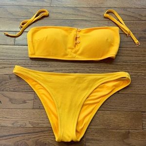 Aerie Yellow Bikini